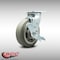 Service Caster 6 Inch SS Thermoplastic Rubber Swivel Caster with Roller Bearing and Brake SCC SCC-SS30S620-TPRRF-TLB - alternate 3